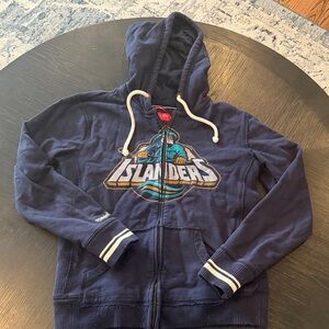 New York Islanders "Fisherman" logo zip-up hoodie